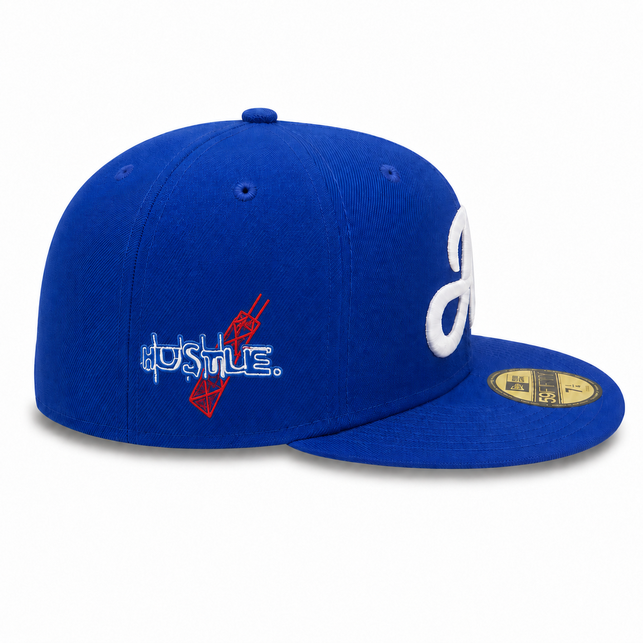 HUSTLE. "H" SCRIPT ROYAL FITTED