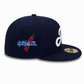 HUSTLE. "H" SCRIPT NAVY BLUE FITTED