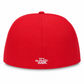 HUSTLE. "H" SCRIPT RED FITTED