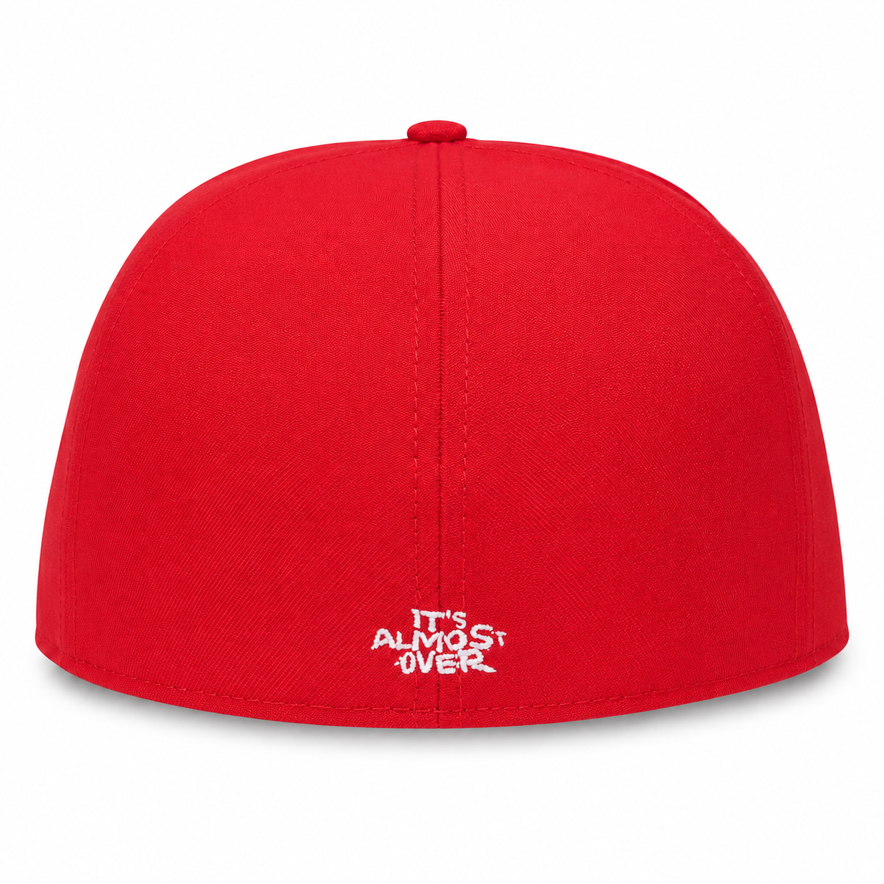 HUSTLE. "H" SCRIPT RED FITTED