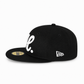 HUSTLE. "H" SCRIPT BLACK FITTED