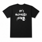 HUSTLE. BLACK T-SHIRT