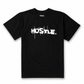 HUSTLE. BLACK T-SHIRT