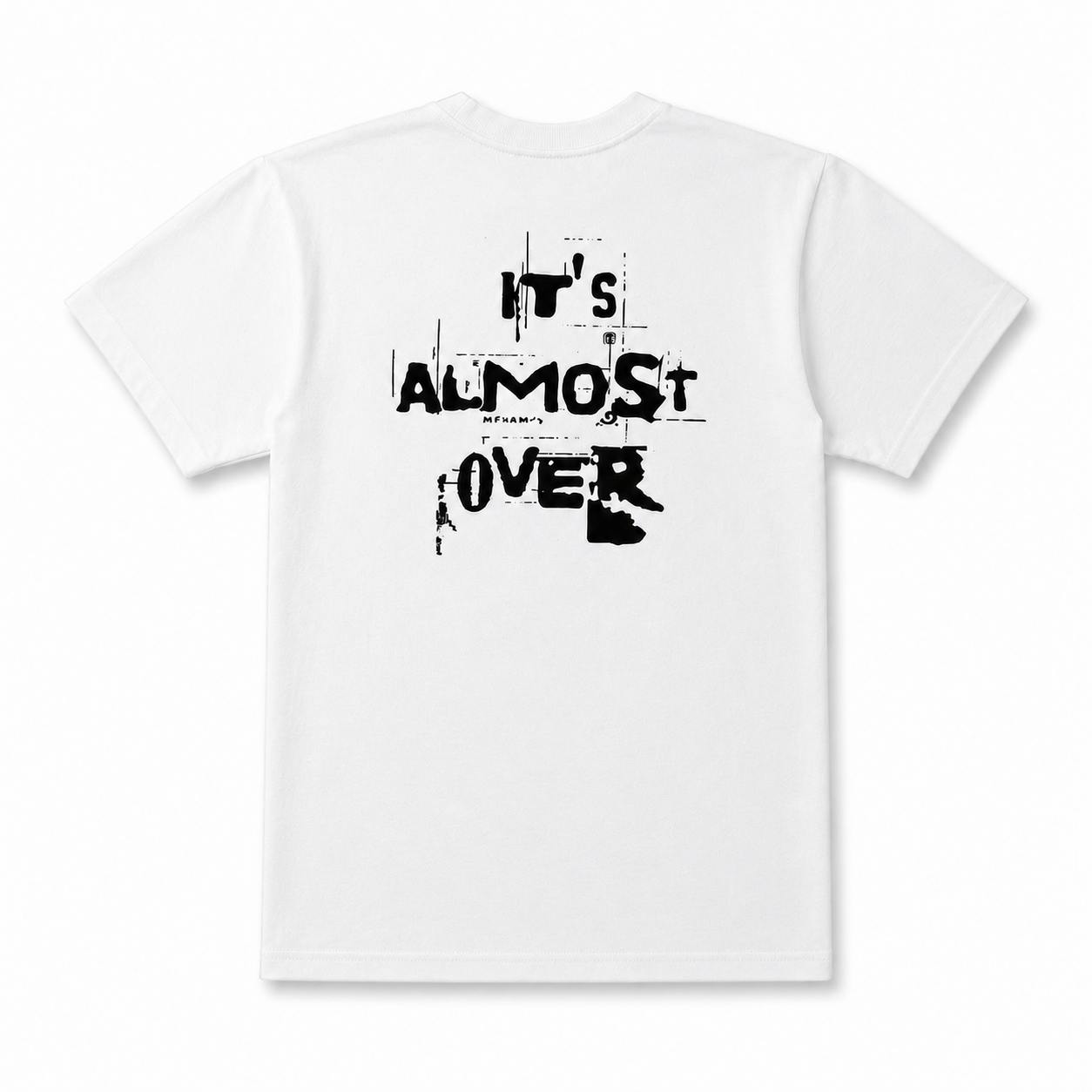 HUSTLE. WHITE T-SHIRT